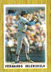 1987 Topps Mini Leaders Baseball Cards 016      Fernando Valenzuela
